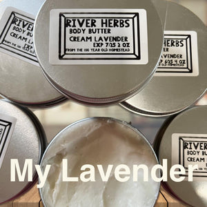 Cream lotion all natural blend shea butter and my lavender oil